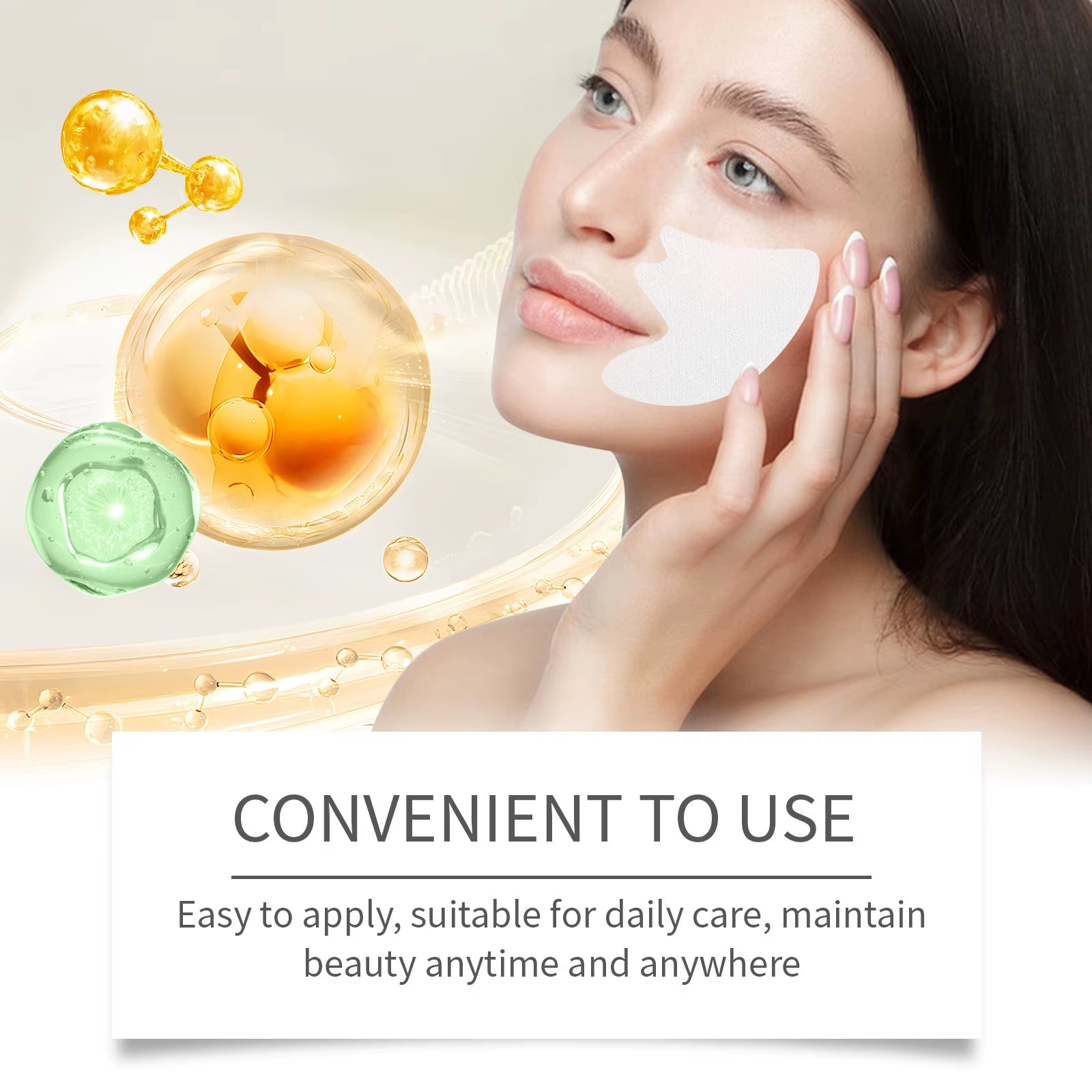 Smile Lines Patch Nasolabial Folds Remover Sodium Hyaluronate Skin Tightening Rejuvenate the Facial Slimming Mask Firming Face