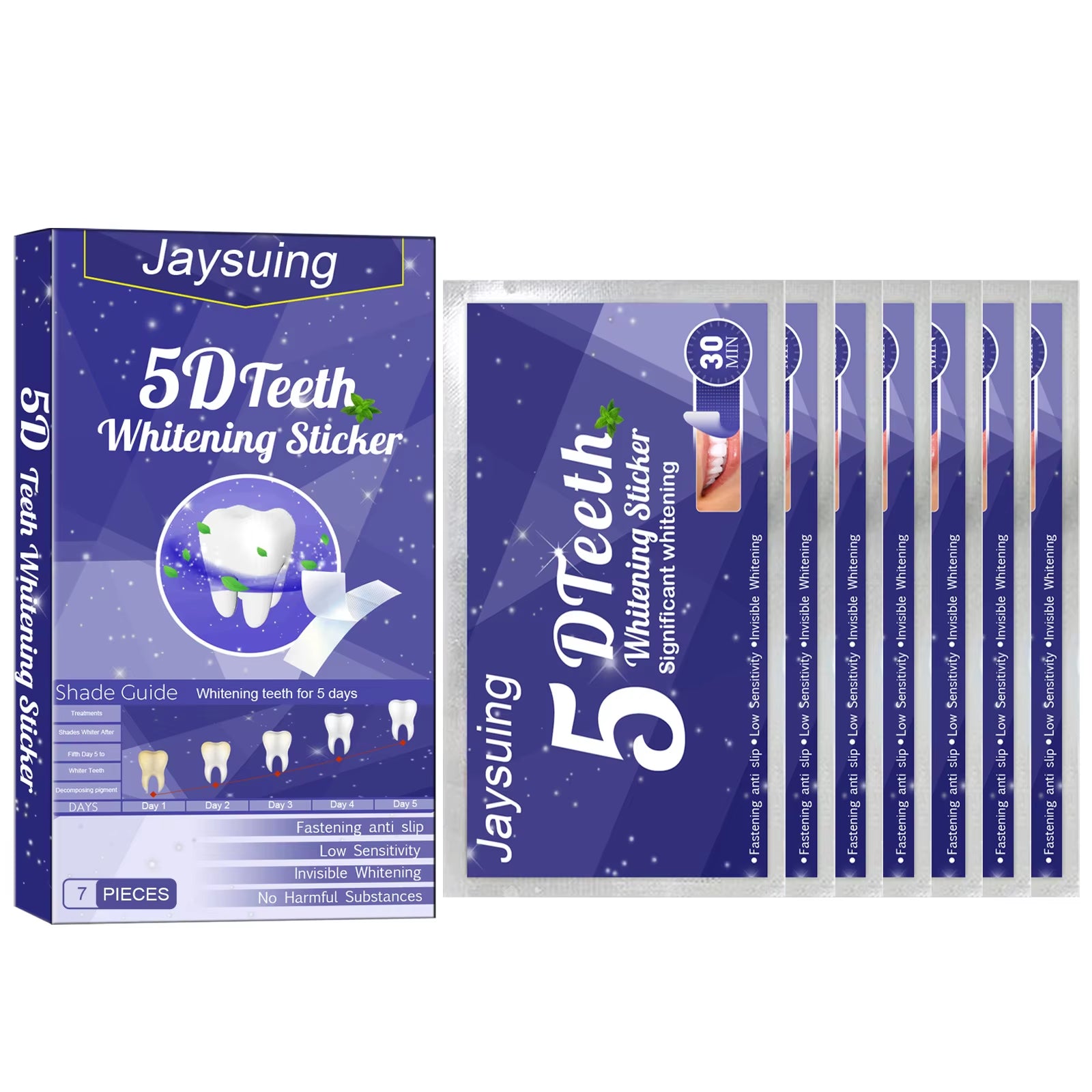 Teeth Whitening Strips Cleansing Oral Hygiene Dental Whiten Patch Relief Swell False Tooth Veneers Bleaching Teeth Gel Stickers