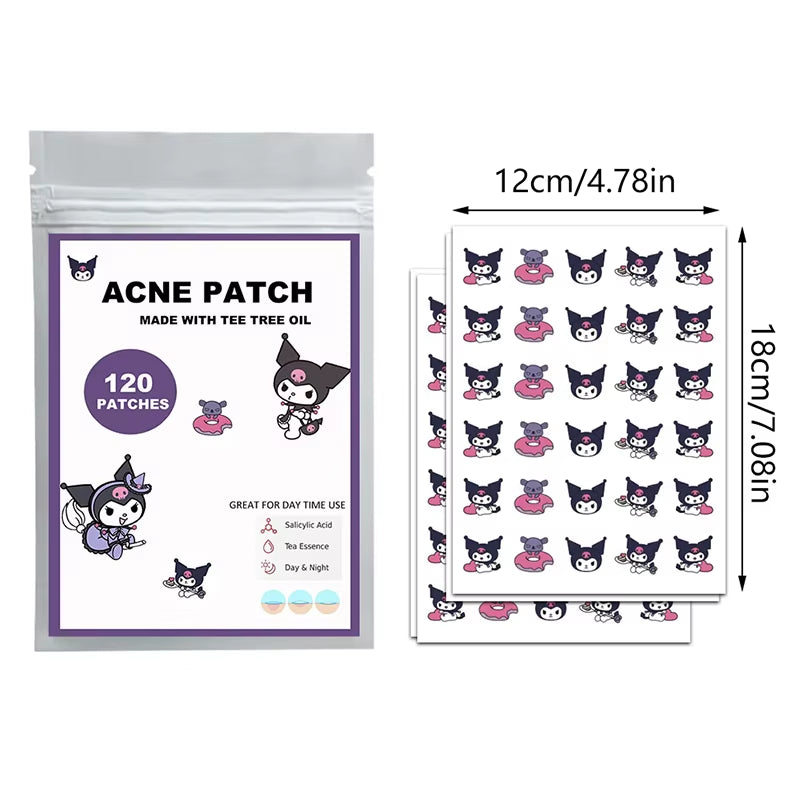 96/100/120Pcs Sanrio Cinnamoroll Repair Acne Patch Facial Skin Care Fade Blemishes Pimple Marks Closed Acne