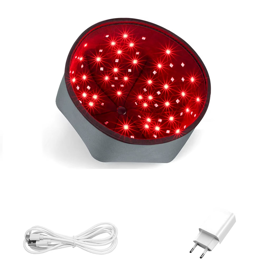 Portable Red Light Therapy Cap, Red LED Hair Growth Hat Care, Scalp Relieve Head Pain, Hair Regrowth Treatment Machine