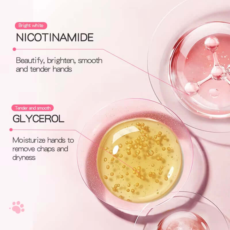 5 Pairs Goat Milk Nourishing Hand Mask Hands Skincare Moisturizing Firming Brightening Hand Gloves Beauty Skin Care Products