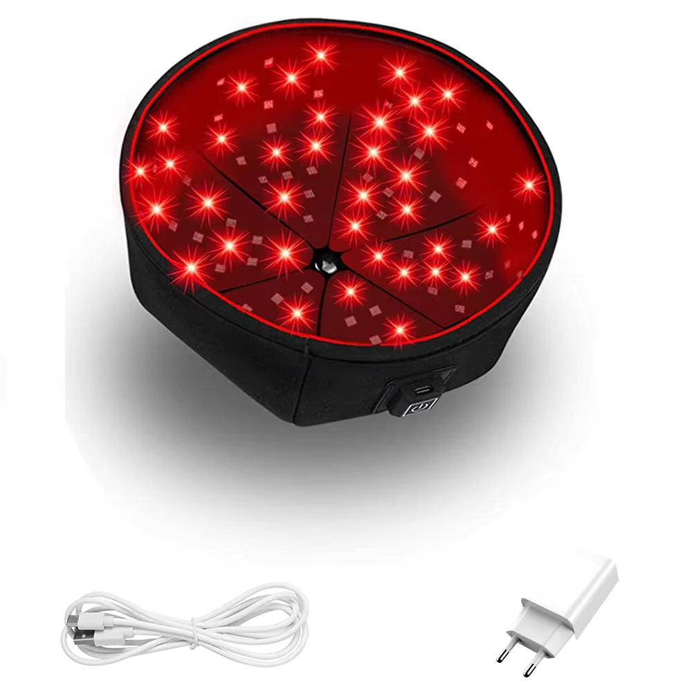 Portable Red Light Therapy Cap, Red LED Hair Growth Hat Care, Scalp Relieve Head Pain, Hair Regrowth Treatment Machine