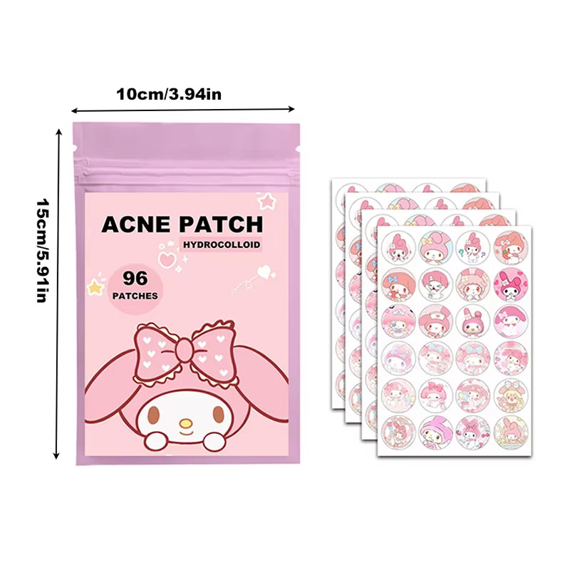 96/100/120Pcs Sanrio Cinnamoroll Repair Acne Patch Facial Skin Care Fade Blemishes Pimple Marks Closed Acne