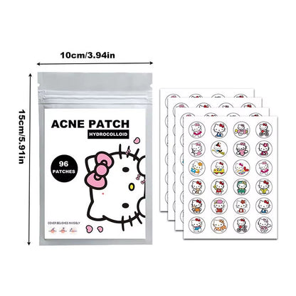 96/100/120Pcs Sanrio Cinnamoroll Repair Acne Patch Facial Skin Care Fade Blemishes Pimple Marks Closed Acne