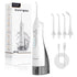 Water Dental Flosser Teeth Picks 4 Jets 3 Modes Portable Cordless D52 Water Flosser for Teeth Cleaner IPX7 Waterproof Oral Picks