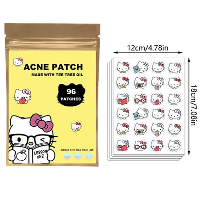 96/100/120Pcs Sanrio Cinnamoroll Repair Acne Patch Facial Skin Care Fade Blemishes Pimple Marks Closed Acne
