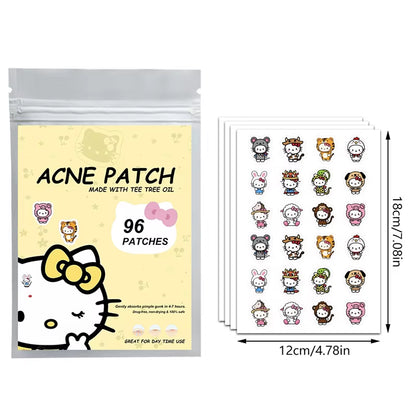 96/100/120Pcs Sanrio Cinnamoroll Repair Acne Patch Facial Skin Care Fade Blemishes Pimple Marks Closed Acne